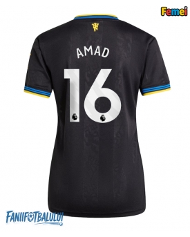 Manchester United Amad Diallo #16 Tricou Fotbal Replică 2025-26 Femei Treilea